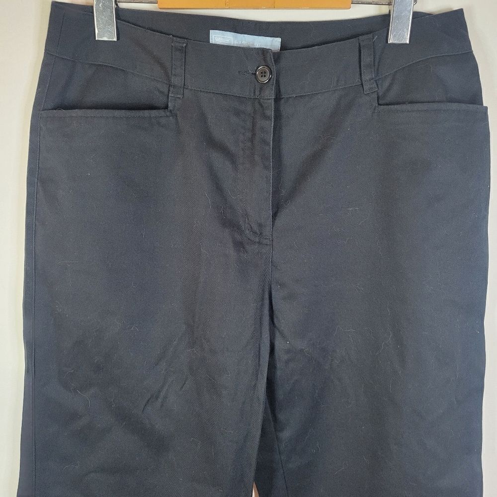 Denver Hayes Classic Fit Casual Cotton Black Trousers - Picture 4 of 10
